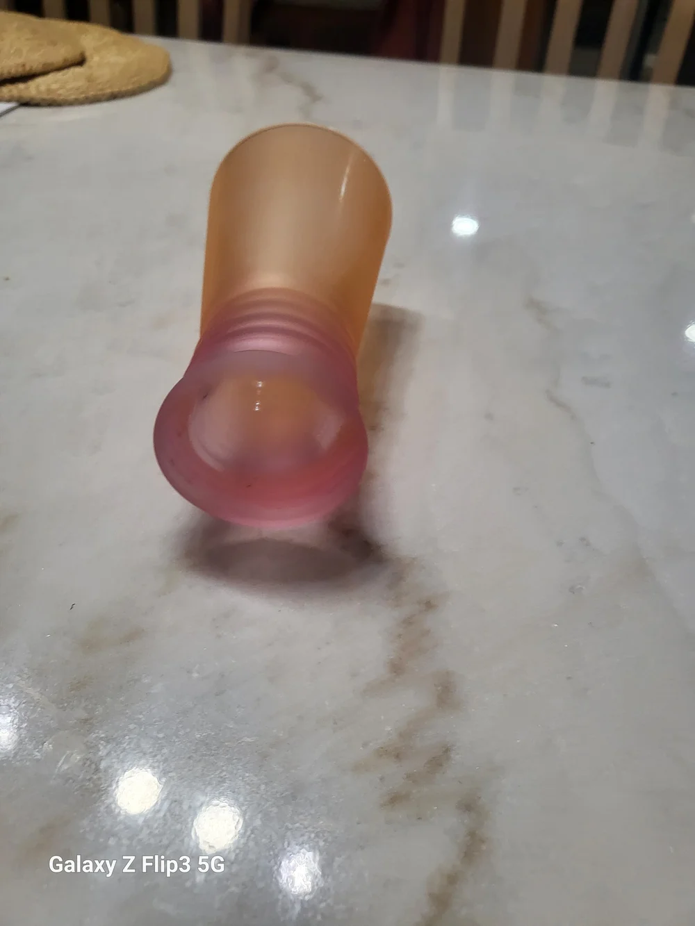 Vintage MCM Frosted Ombré Glass Tumblers 6